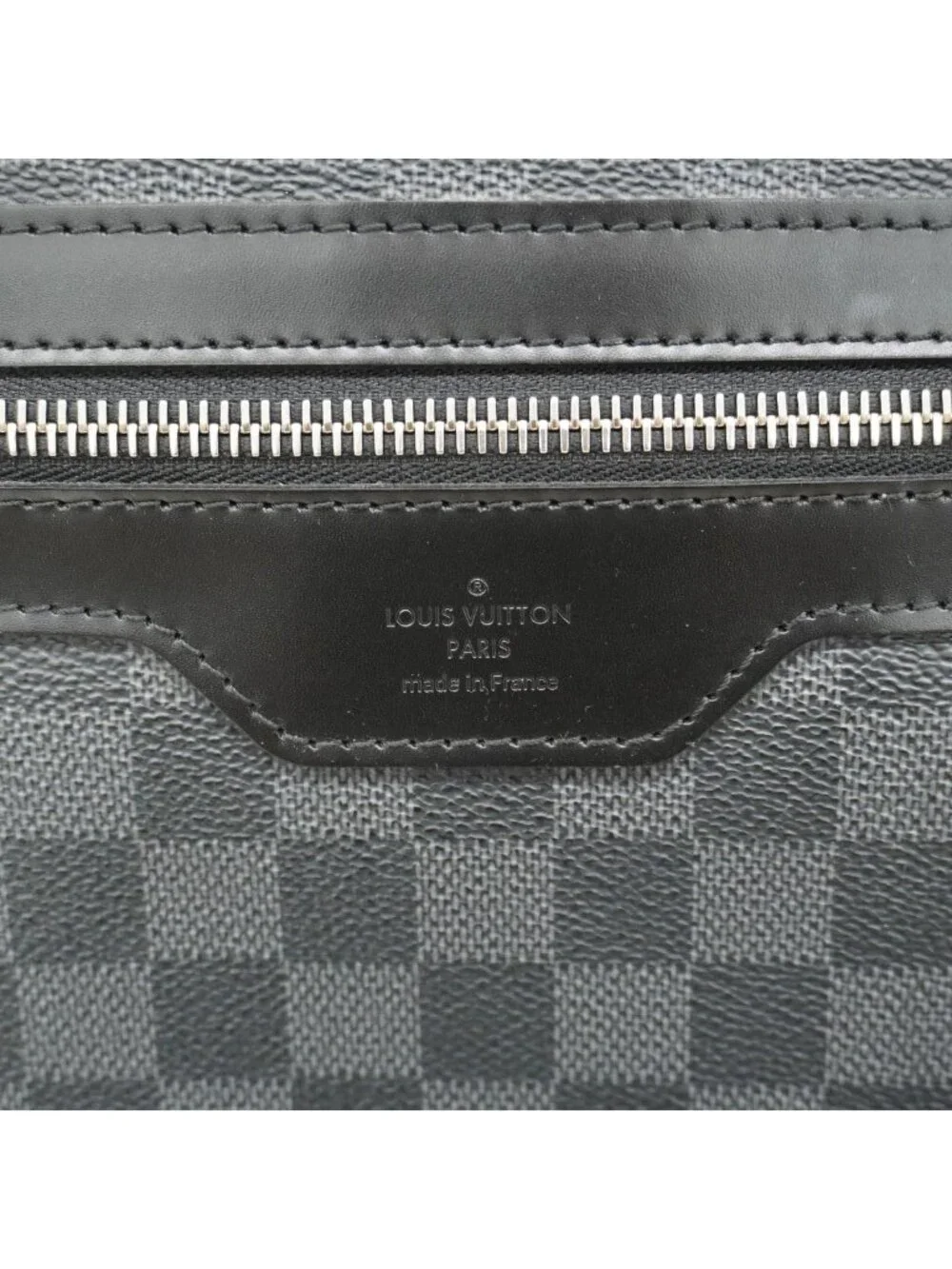 Louis Vuitton Shoulder Bag Damier Graphite District GM Black Gray